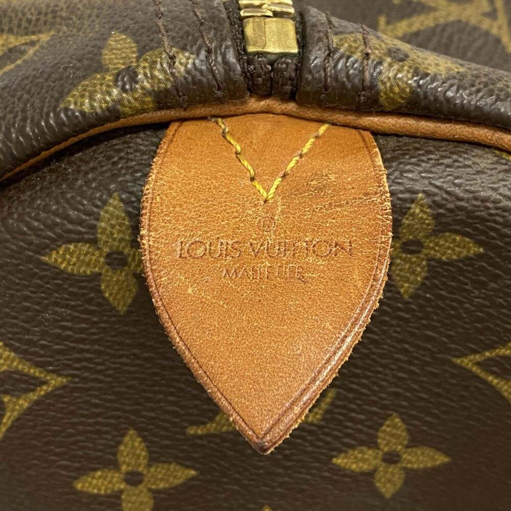 LOUIS VUITTON Brown Monogram Keepall 60 Boston Bag - Picture 5 of 11
